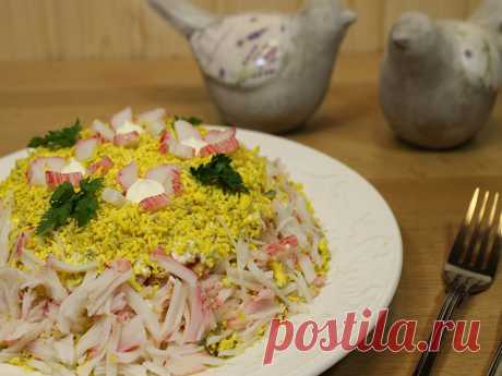 Мясной кекс.Пальчики оближешь!! Ингредиенты: : САЛАТ "КРАБОВОЕ ОБЛАЧКО"
