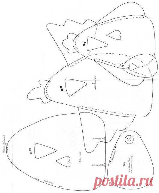 Как сшить курочку из ткани своими руками?
