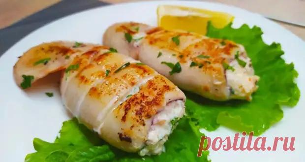 Просто заполняю кальмары начинкой и на сковородку - Будет вкусно - Медиаплатформа МирТесен