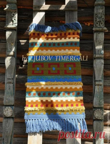 Купить Этно – ковер «Легенды цивилизации Майя» - ковер ручной работы, ковер