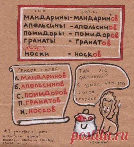 Правила русского языка в картинках -3