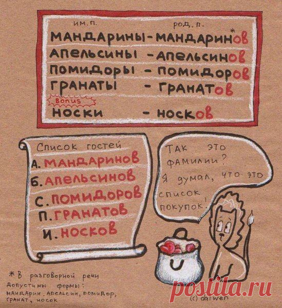 Правила русского языка в картинках -3