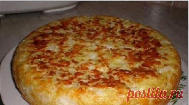 Бесподобная шарлотка с капустой и грибами. Понравится всем!