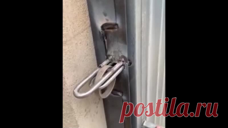 Самодельный замок, супер идея!