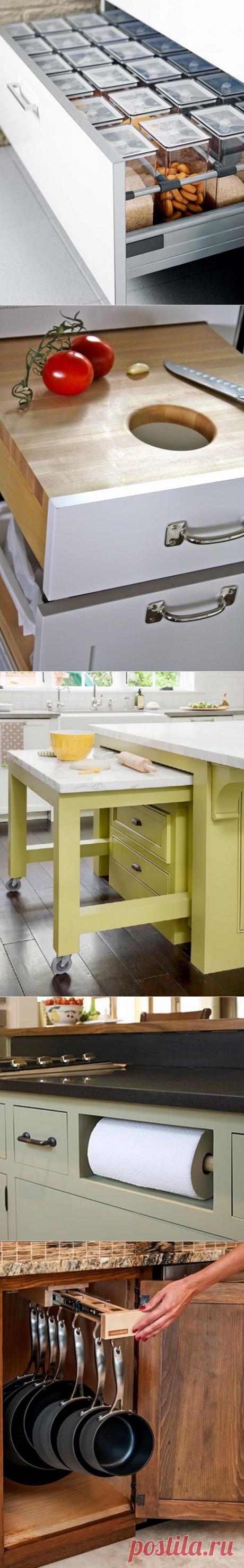 16 чертовски удобных способов сэкономить место на кухне