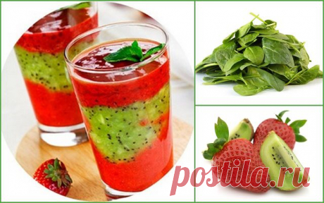 10 рецептов диетических смузи.