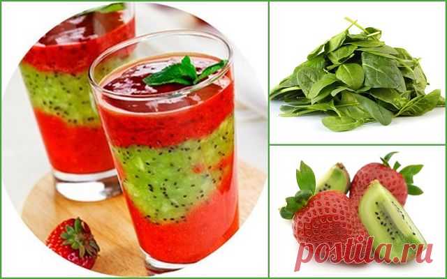 10 рецептов диетических смузи.