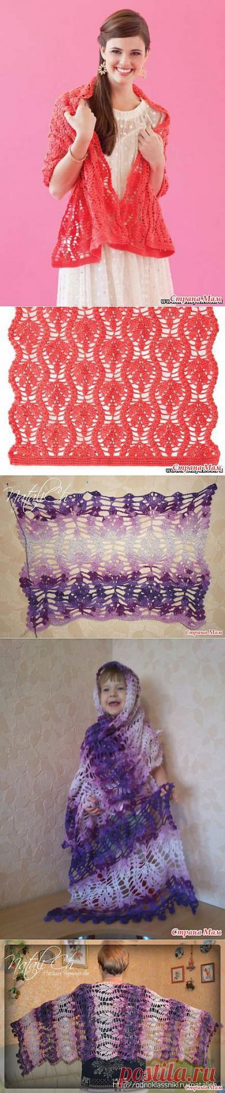 Палантиномания или как я вяжу подарок свекрови на ДР.: Дневник группы &quot;Вяжем вместе он-лайн&quot; - Страна Мам