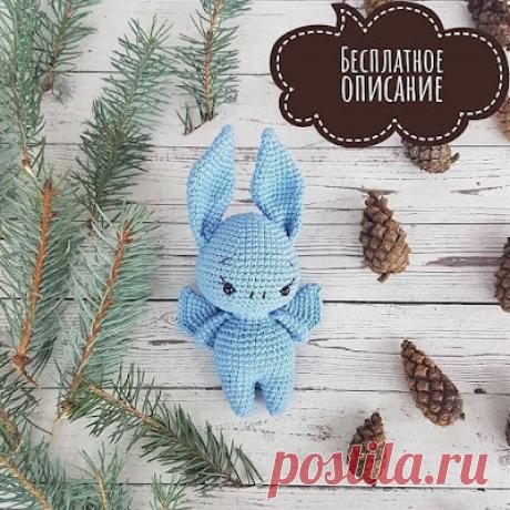 1000 схем амигуруми на русском: Летучая мышь амигуруми