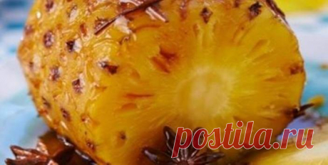 Abacaxi assado no forno com canela! Uma sobremesa deliciosa, fácil e ajuda a emagrecer