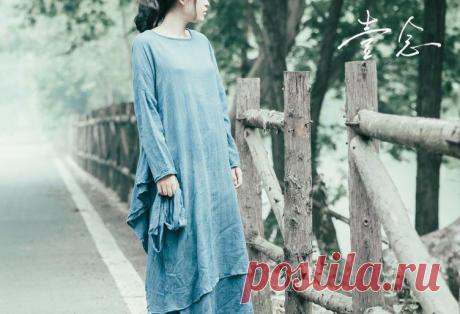 Aliexpress.com: Купить 2015 новых мужчин свободно белье платье с длинным Большой размер одежды твердые свободного покроя уютная оригинальная с длинным рукавом синий поясом винтажное платье из Надежный платье л поставщиков на JOHN Fashion Co.,Ltd