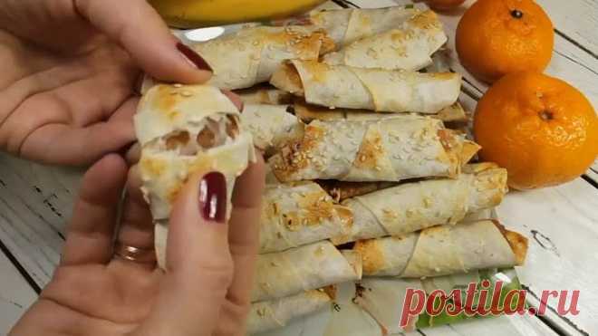 Простые и вкусные быстрые пальчики без возни с тестом!Простая выпечка к чаю