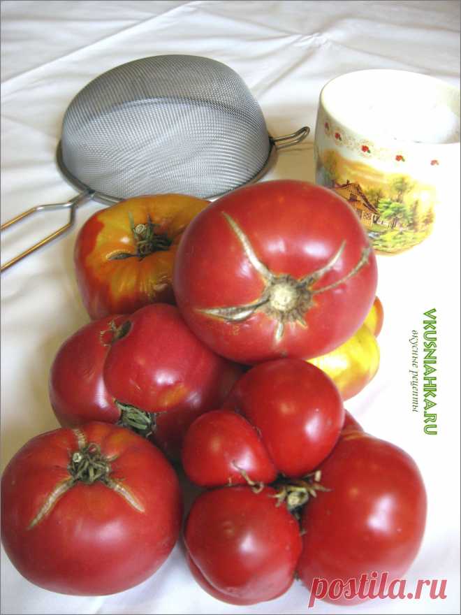 Томатный сок на зиму, томатный сок в домашних условиях | Вкусные рецепты