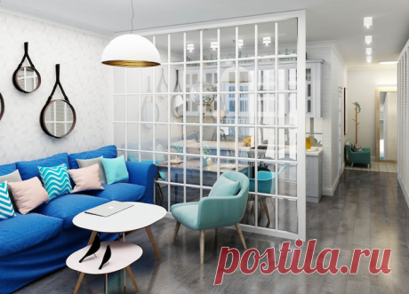 Стеклянные перегородки между кухней и гостиной | Роскошь и уют