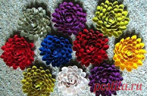 Креатив из фисташковых шкурок