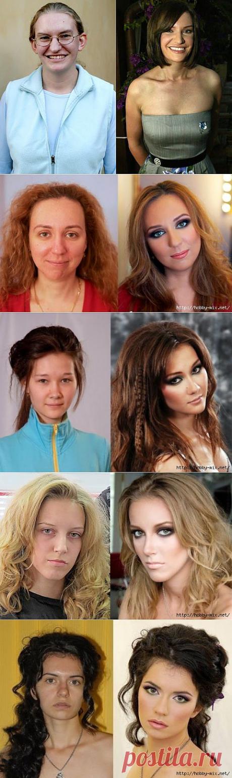 Чудеса макияжа. .