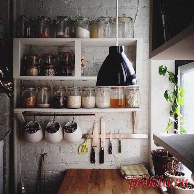 20 идей, как выжать максимум пространства из маленькой кухни