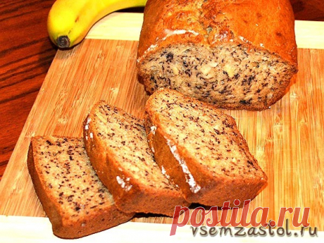 Банановый кекс (Banana Bread) » Всем За Стол!