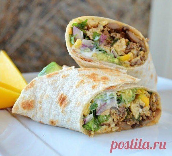 Буррито с грибами