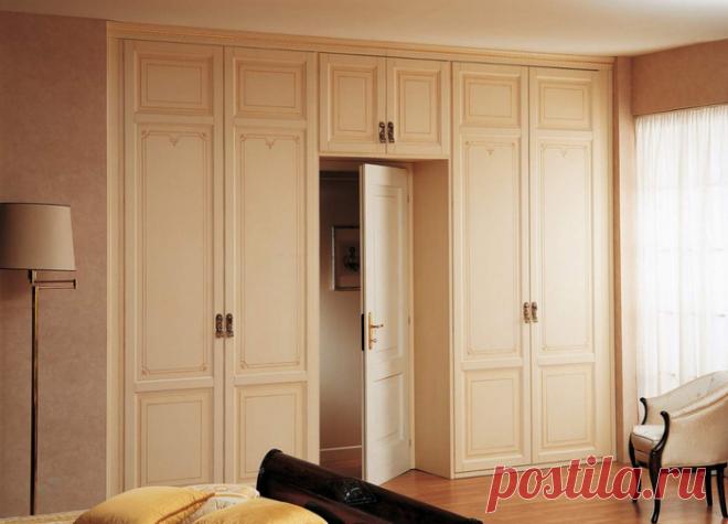 Шкаф вокруг дверного проема - фото-идеи