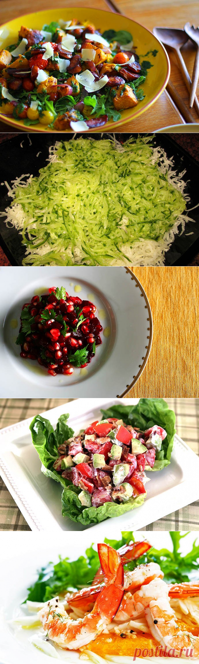 Легкие и очень вкусные замены майонезным блюдам;) Салаты