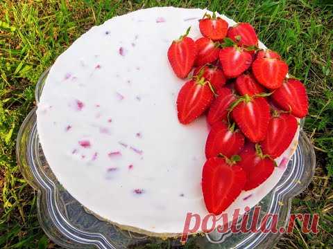КРЕМ БРЮЛЕ + КЛУБНИКА! Без муки и духовки / Чей торт лучше?