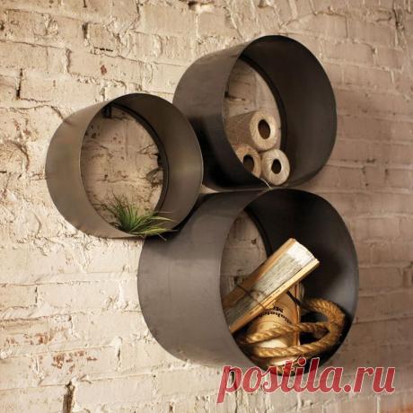 ⒽⓂ Полки настенные: 60 фото оригинальных решений - HappyModern.RU