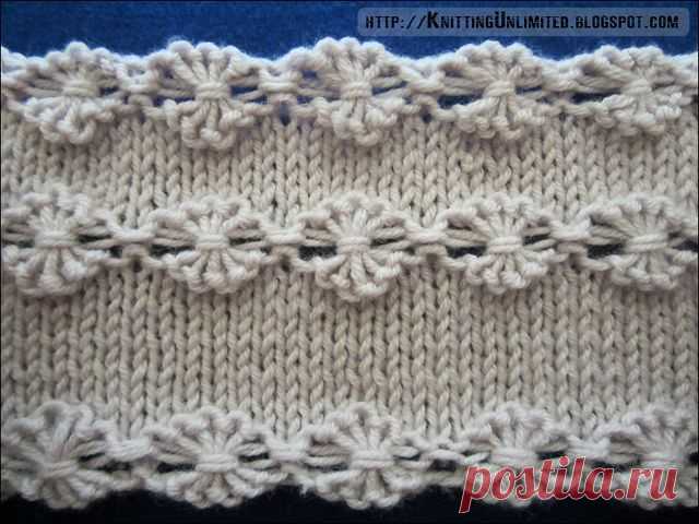 Flowers in a Row | Knitting Unlimited | Bloglovin’