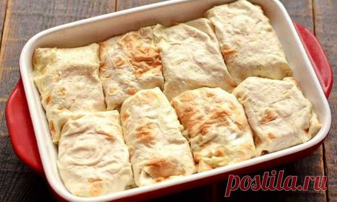 Рыба в лаваше — Шедевры кулинарии