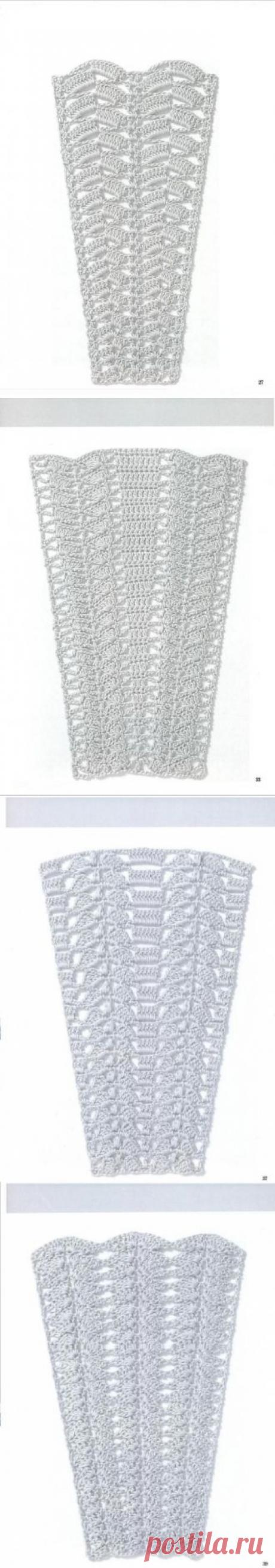 Схемки из японского (китайского?) журнала 2 часть / Вязание крючком / Женская одежда крючком. Схемы.