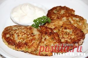 Кабачково-кальмаровые оладьи..