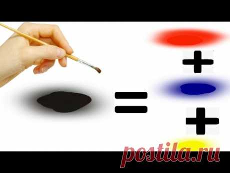 Как стать черным без черного!!/Пейзажная живопись акрилом для начинающих