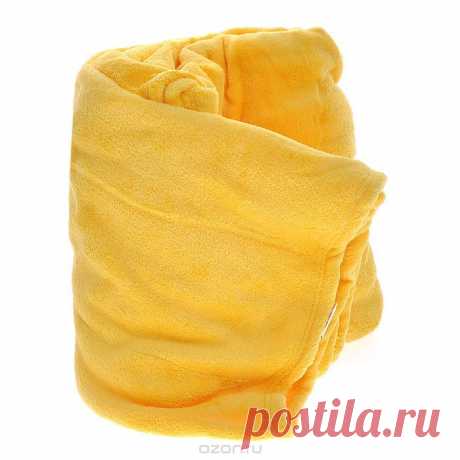 Плед флисовый &quot;Coral Fleece&quot;, цвет: дыня (желтый), 220 см х 200 см - купить по выгодной цене с доставкой. Домашний текстиль от Guten Morgen в интернет-магазине OZON.ru