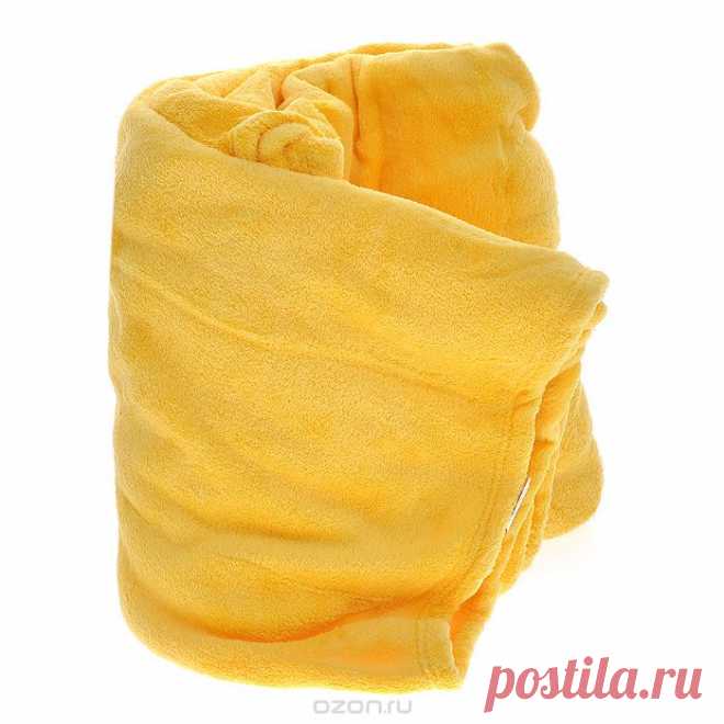 Плед флисовый "Coral Fleece", цвет: дыня (желтый), 220 см х 200 см - купить по выгодной цене с доставкой. Домашний текстиль от Guten Morgen в интернет-магазине OZON.ru