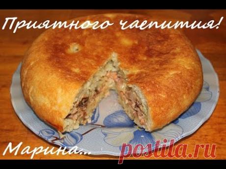 Пирог с рыбной начинкой в мультиварке