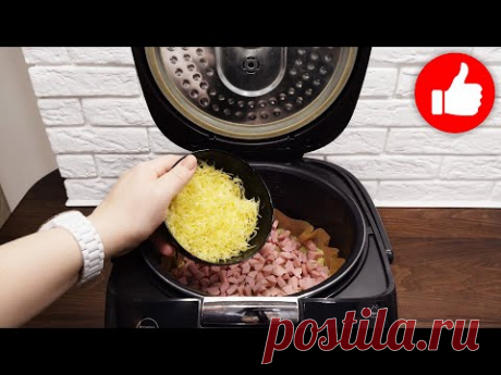 картофельная запеканка из картошки и сосисок от Мультиварка Рецепты в мультиварке Марины Петрушенко