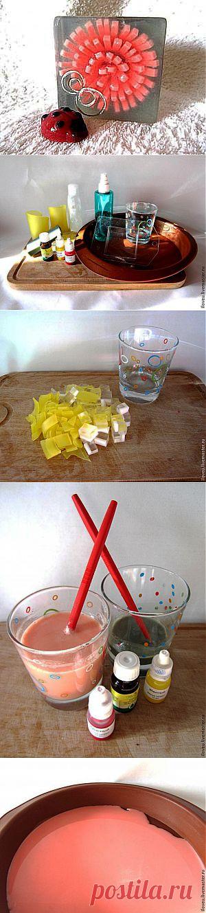 Изготовление мыла "Маргаритка"