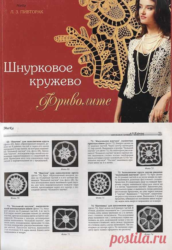 РУМЫНСКОЕ КРУЖЕВО... пособие книга Л.Пивторак...