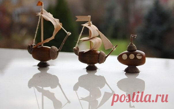 ПОДЕЛКИ ИЗ ЖЕЛУДЕЙ