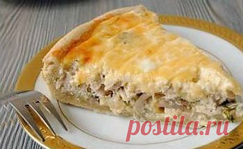 Рецепт пирога с курицей и грибами в мультиварке - Пирог в мультиварке . 1001 ЕДА вкусные рецепты с фото!