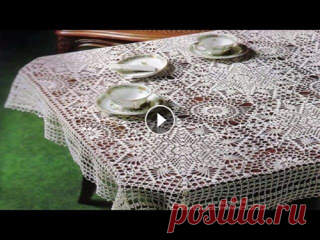 ВОСЬМИУГОЛЬНЫЙ МОТИВ ДЛЯ СКАТЕРТИ. ЧАСТЬ 2 Вторая часть видео мастер класса по вязанию восьмиугольного мотива скатерти крючком (ряды 11-18) + соединение. Часть 1 (ряды 1-10): Промежуточный круг...