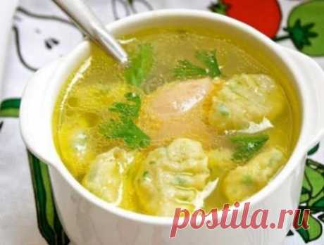 Как приготовить вкусный куриный бульон с клецками
