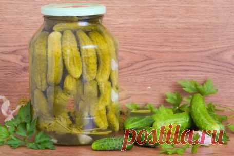 Рецепт Огурцы в горчичной заливке на зиму по шагам