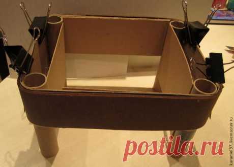 Изготовление шкатулки в технике картонаж | Самоделкино