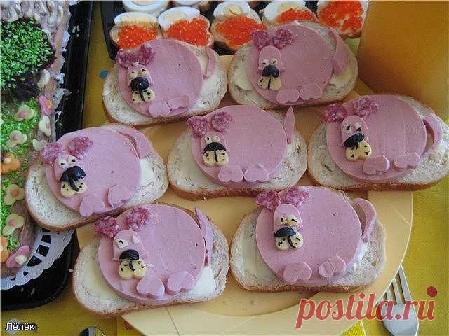 Бутерброды с чуть фантазией