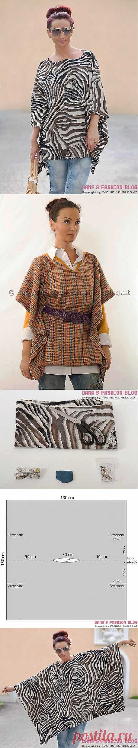 Туника и кейп от Dana's Fashion. Мастер-классы.