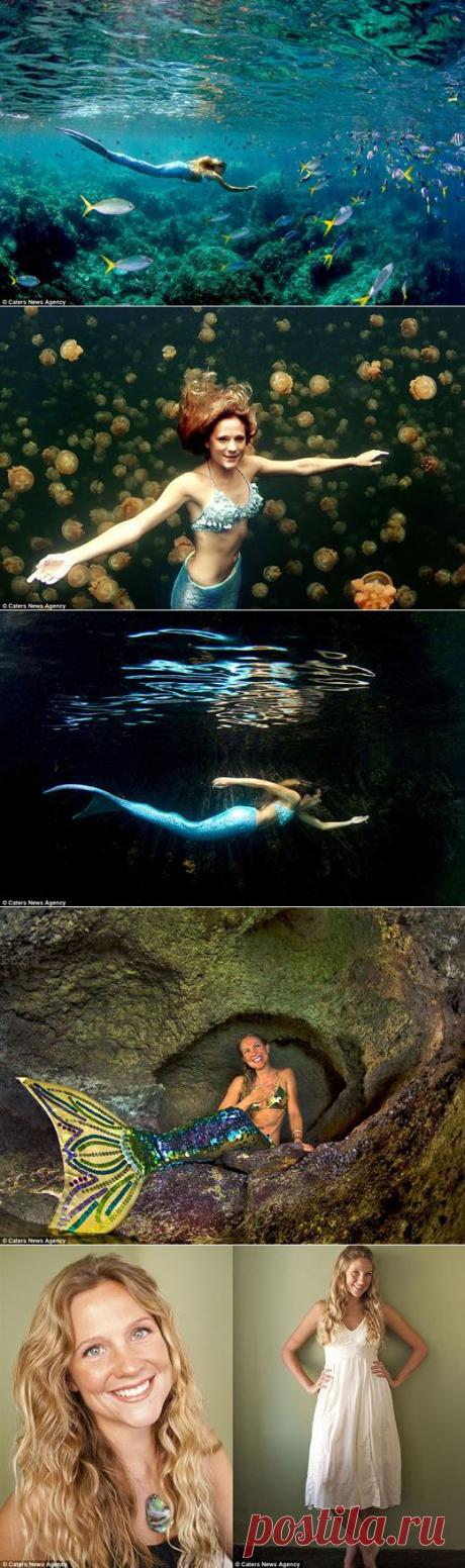 Настоящая русалка из Калифорнии