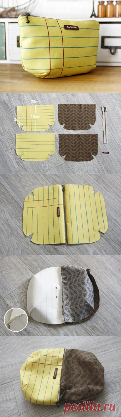 Мастер-класс как сшить косметичку