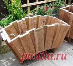 pallet wood planter