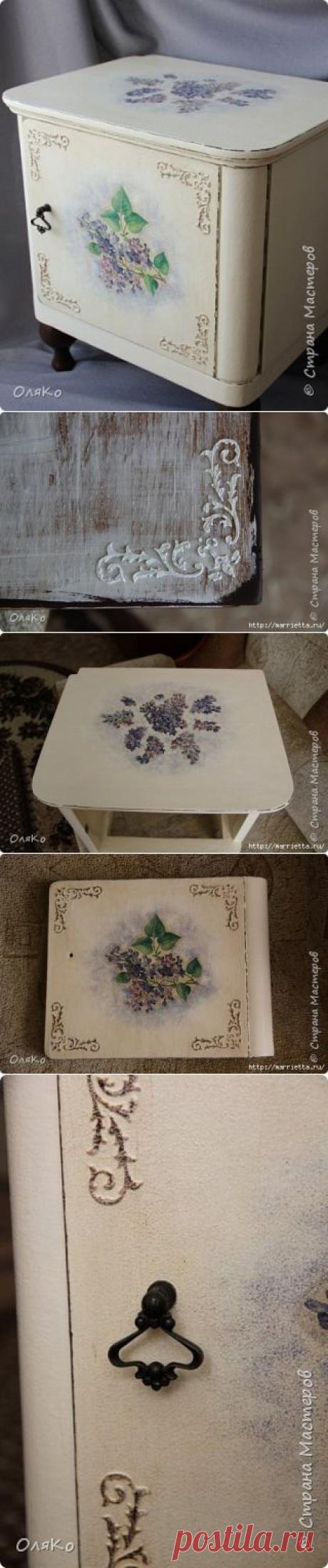 Легким движением руки старая тумбочка превращается... | Варварушка-Рукодельница